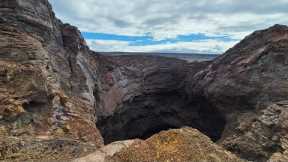Crazy Hike To Twin Pit Craters On Kilauea Volcano
